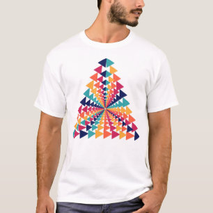 CAMISETA TRIANGLE GEOMETRIC ART TSHIRT.