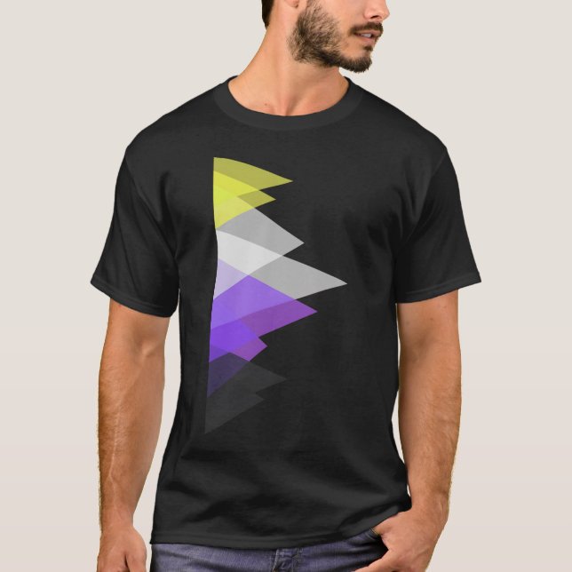 Camiseta Triangles Enby (Anverso)