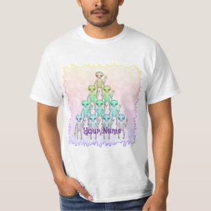 Camiseta Triángulo Alien