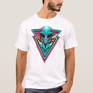 Camiseta triángulo alienígena