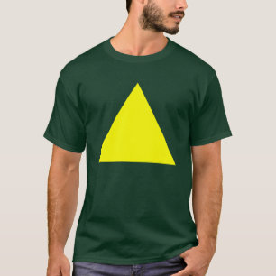 Camiseta Triángulo - Amarillo