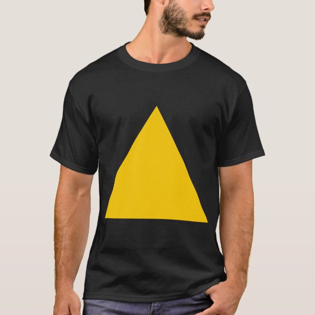 Camiseta Triángulo - Ámbar (Anverso)