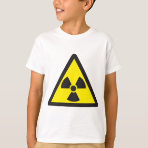 Camiseta Triángulo amonestador del símbolo radiactivo