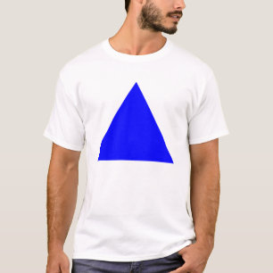 Camiseta Triángulo - Azul