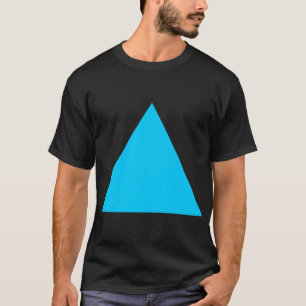 Camiseta Triángulo - Azul cielo