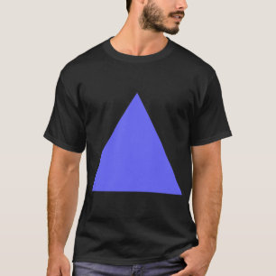 Camiseta Triángulo - Azul eléctrico