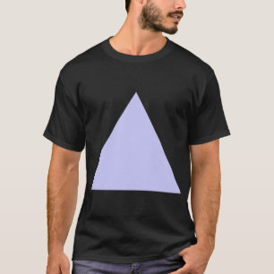 Camiseta Triángulo - Azul en polvo