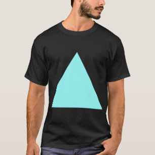 Camiseta Triángulo - Azul helado