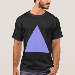 Camiseta Triángulo - Azul Pastel
