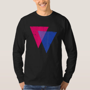 Camiseta Triángulo Bisexual Desfile Orgullo Lgbtq Bi Pri Gr