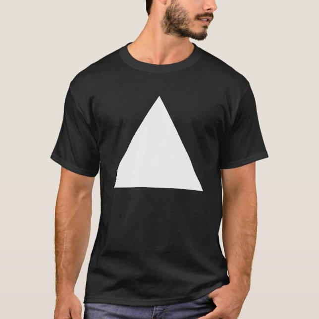 Camiseta Triángulo - Blanco (Anverso)