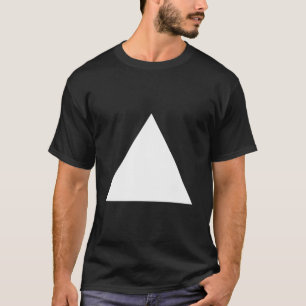 Camiseta triángulo blanco