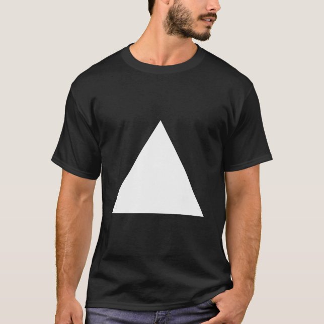 Camiseta triángulo blanco (Anverso)