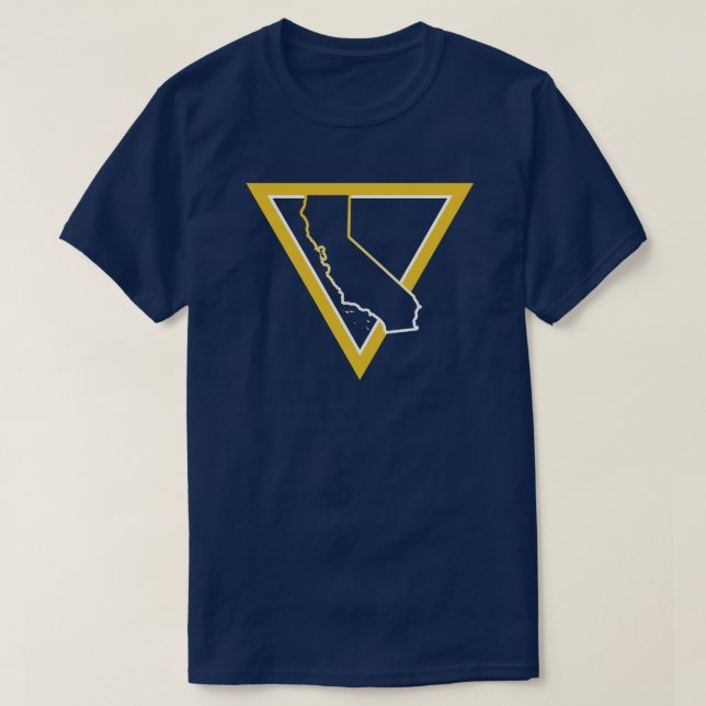 Camiseta triángulo de california (Diseño del anverso)