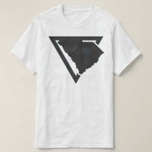 Camiseta triángulo de carolina del sur