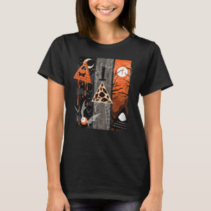 Camiseta Triángulo de disfraz vintage Spooky Billl