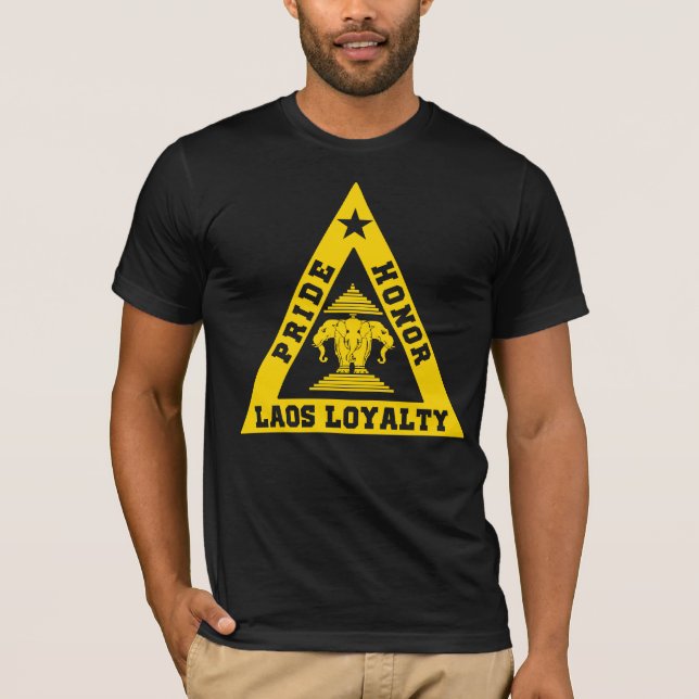 Camiseta Triángulo de la lealtad de Laos y 3Elephants4.0 (Anverso)