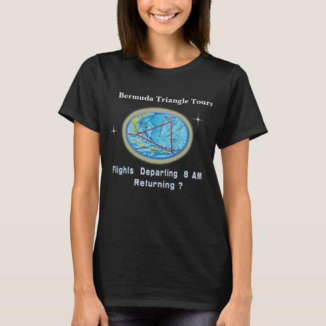 Camiseta Triángulo de las Bermudas (Anverso)