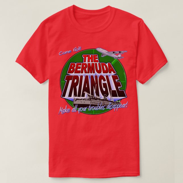 Camiseta Triángulo de las Bermudas (Diseño del anverso)