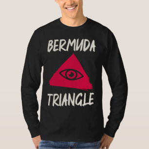Camiseta Triángulo de las Bermudas Investigación Océano Tri