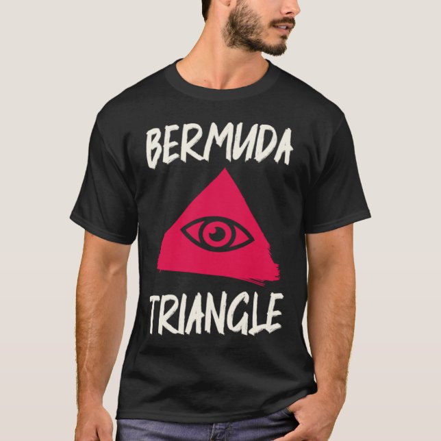 Camiseta Triángulo de las Bermudas Investigación Océano Tri (Anverso)