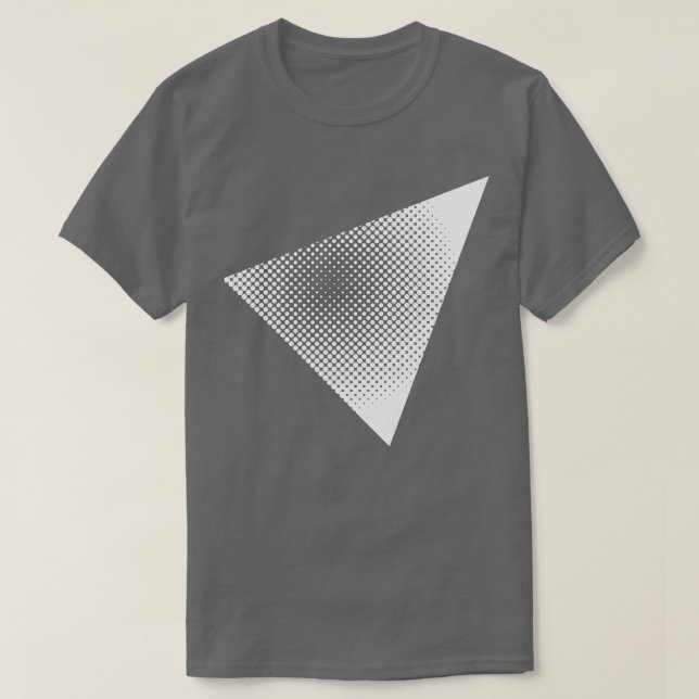Camiseta triángulo de raster (Diseño del anverso)