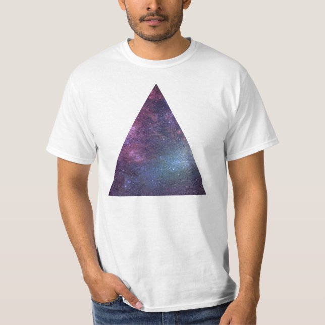 Camiseta Triángulo del espacio (básico) (Anverso)