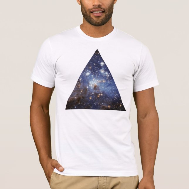 Camiseta triángulo del espacio del inconformista (Anverso)
