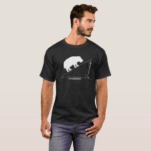 Camiseta triángulo divertido del hipopótamo de la