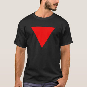 Camiseta Triángulo Flecha Roja