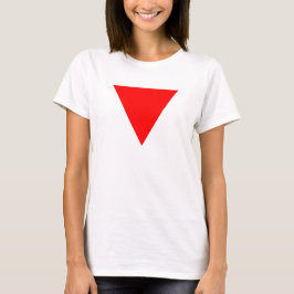 Camiseta Triángulo Flecha Roja