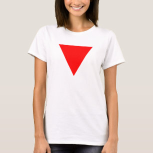 Camiseta Triángulo Flecha Roja