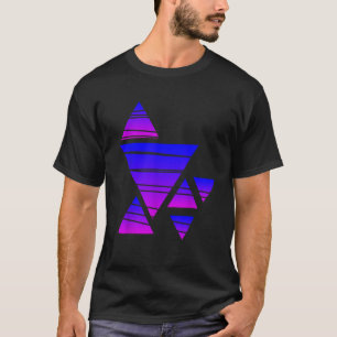 Camiseta Triángulo Formas Geométricas Colores tee
