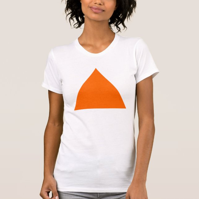 Camiseta Triángulo - Naranja (Anverso)
