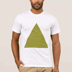 Camiseta Triángulo - Olivo