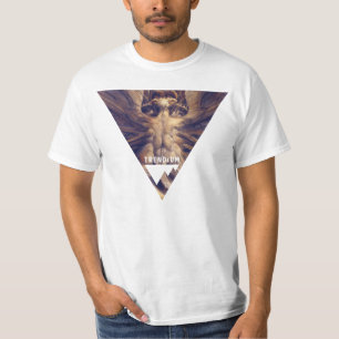 Camiseta Triángulo rojo Trendium del dragón auténtico