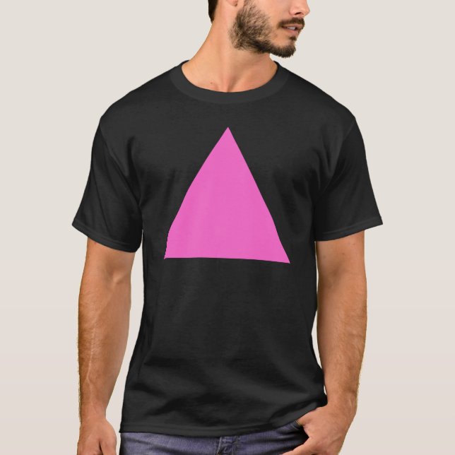 Camiseta Triángulo rosa (Anverso)