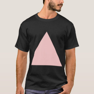 Camiseta Triángulo - Rosa Fundido