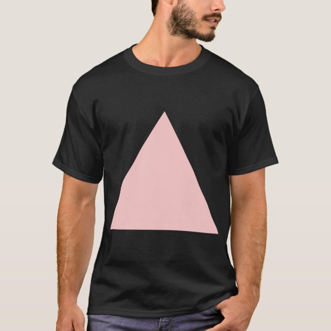 Camiseta Triángulo - Rosa Fundido (Anverso)