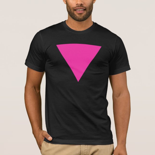 Camiseta triángulo rosado (Anverso)