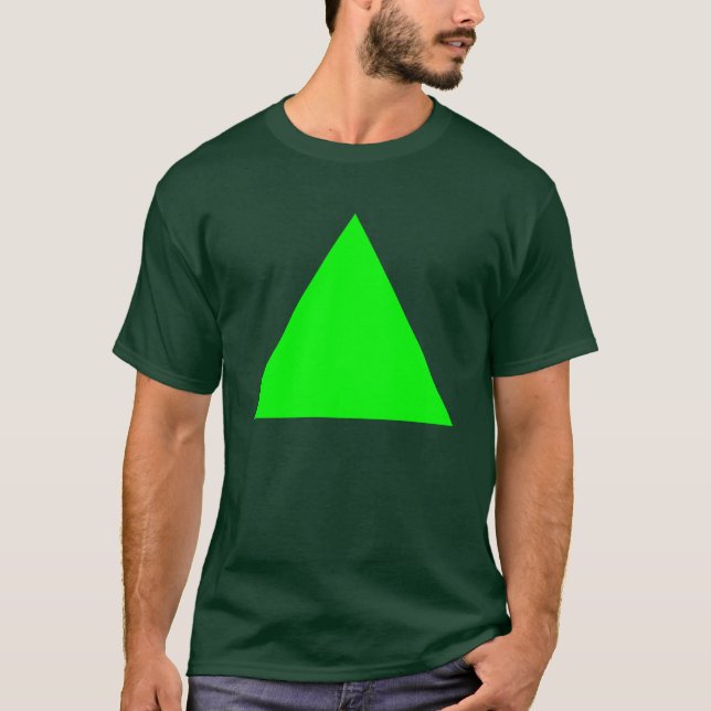 Camiseta Triángulo - Verde (Anverso)