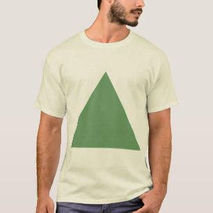 Camiseta Triángulo - Verde del ejército