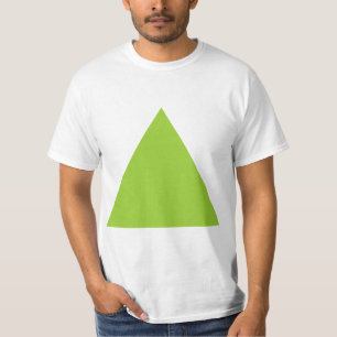 Camiseta Triángulo - Verde marciano