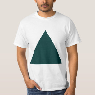 Camiseta Triángulo - Verde oscuro