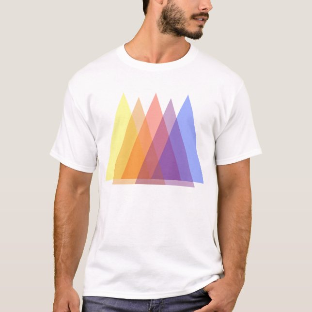 Camiseta triángulos clasificados (Anverso)