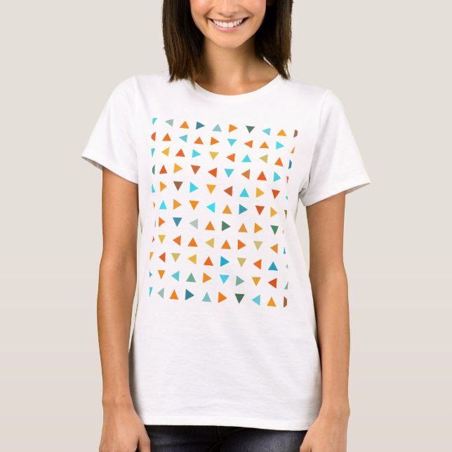 Camiseta Triángulos coloridos (Anverso)