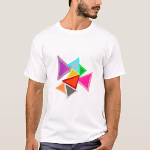 Camiseta Triángulos Coloridos 