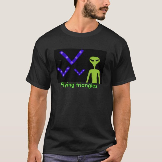 Camiseta Triángulos del vuelo (Anverso)
