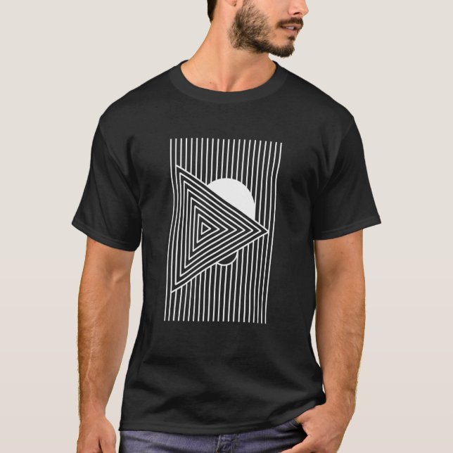 Camiseta Triángulos figuras geométricas matemáticas (Anverso)