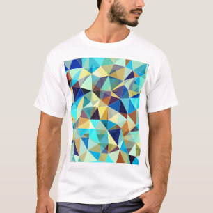 Camiseta Triángulos geométricos: patrón abstracto colorido